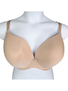 Cleo by Panache Faith Plunge Bra sz 36H (UK) / 36K (US) * Neutral Beige Latte